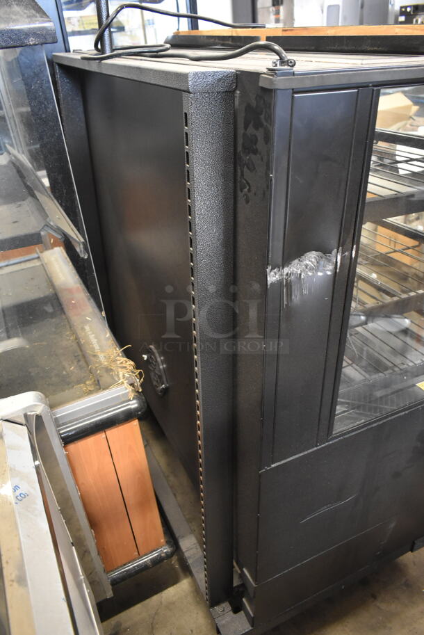 Metal Commercial Floor Style Bakery Display Case Merchandiser on Commercial Casters. Casters Have Damage. - Image 9 of 9