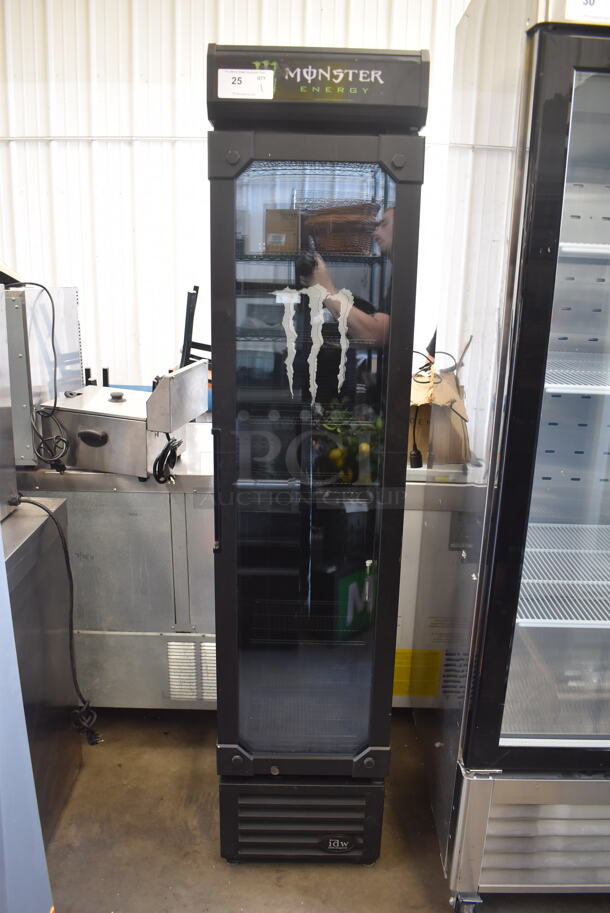 Monster's Energy GCG-11-BC33EB Commercial Single Door Reach-In Cooler With 6 Racks. 110-120V, 1 Phase. Tested and Powers On But Does Not Get Cold - Image 2 of 7