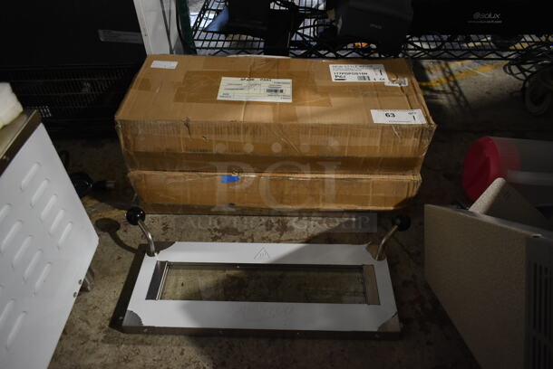 BRAND NEW SCRATCH AND DENT! Avantco 177PDPOS15N Stainless Steel Commercial Ball Handle Door Assembly for DPO-18-S and DPO-18-DD - Image 1 of 4