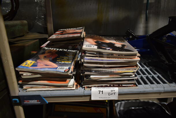 ALL ONE MONEY! Lot of Various Magazines Including Penthouse. - Image 2 of 3