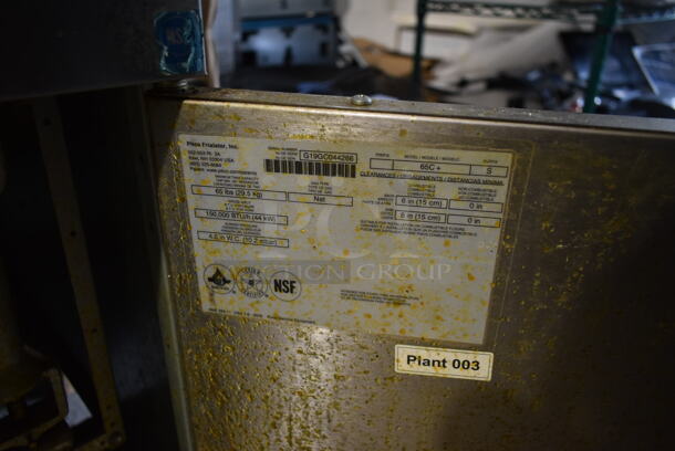 2019 Pitco Frialator 65C Stainless Steel Commercial Floor Style Natural Gas Powered 65 Pound Capacity Deep Fat Fryer w/ 2 Metal Fry Baskets and Side Splash Guard. 150,000 BTU. - Image 6 of 6