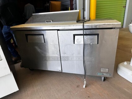 TRUE TSSU-60-10-HC Prep-Table 115V 60X30X36 (Dent on one side) Unknow Condition! 