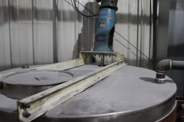 Charles Ross & Son 550 GAL MIX TANK Metal Commercial Floor Style Paint Mix Tank w/ Agitator. BUYER MUST REMOVE. - Image 3 of 7