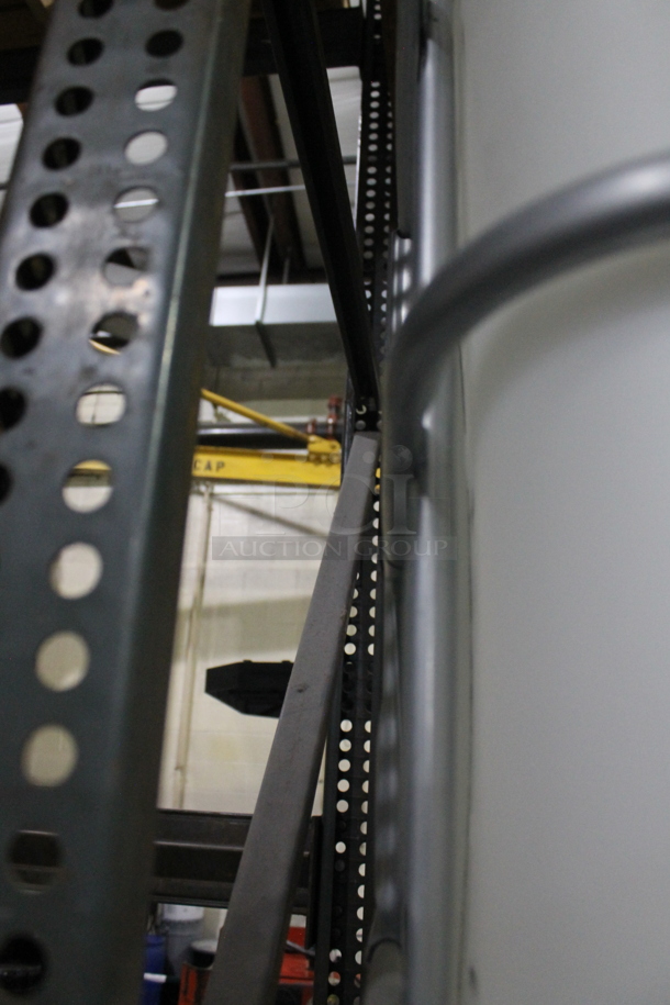 ALL ONE MONEY! Lot of Gray Metal Pallet Racking. Does Not Include Contents. BUYER MUST REMOVE. - Image 4 of 4