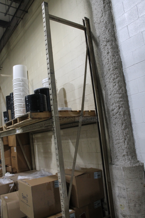 ALL ONE MONEY! Lot of Tan Metal Pallet Racking. Does Not Include Contents. BUYER MUST REMOVE. - Image 3 of 3