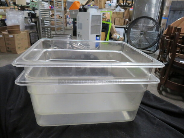 1/2 Size 6 Inch Deep Food Storage Container. 2XBID - Image 1 of 1
