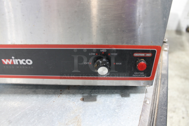 Winco FW-S500 Stainless Steel Commercial Countertop Food Warmer. 120 Volts, 1 Phase. Tested and Working! - Image 2 of 4