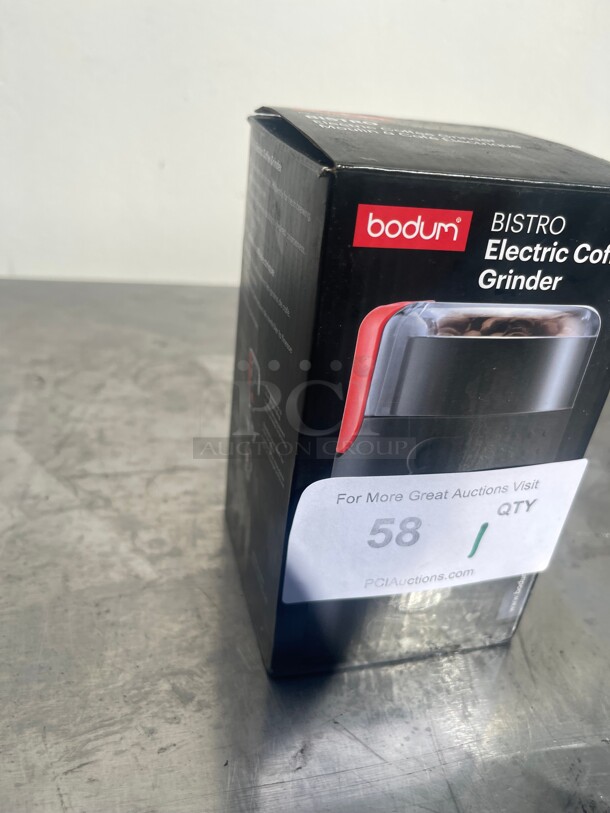 New! Bodum Bistro Burr Coffee Grinder, 1 EA, Black NSF  - Image 2 of 8