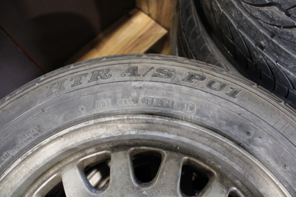 4 Tires on Rims Including Sumitomo HTR A/S P01 205/60R15 91H. 24x9x24. 4 Times Your Bid! - Image 5 of 12