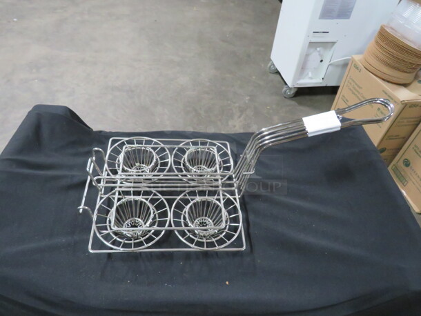 One Deep Fry 4 Hole Taco Basket  - Image 1 of 2