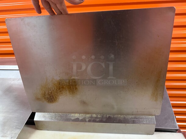 Clean! Krowne Heavy Duty Metal Stainless Steel Splash Guard For Fryers, Model# 30-325 NSF  - Image 3 of 5