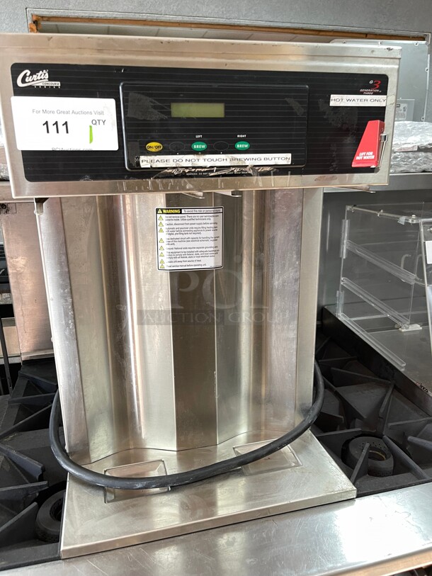Working! Curtis D1000GT63A000 3 gal Twin Airpot Coffee Brewer w/ Digital Programming, 110v NSF Tested and Working! - Image 2 of 5