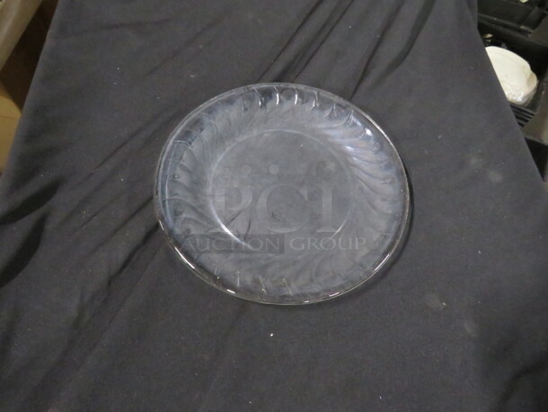 7.5 Inch Clear Glass Plate. 10XBID