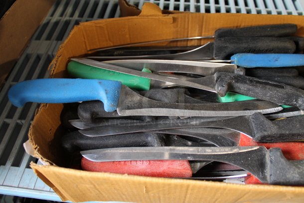 65 SHARPENED Stainless Steel Knives Including Fillet Knives. 65 Times Your Bid! - Image 2 of 4