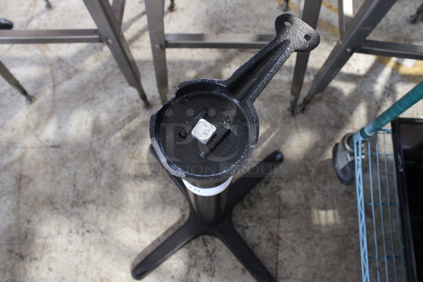 Black Metal Table Base. 22x22x26 - Image 2 of 4
