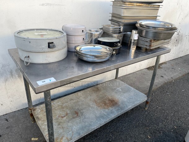 Nice! Commercial Stainless Steel Prep Table 60x30x35 NSF  - Image 2 of 6