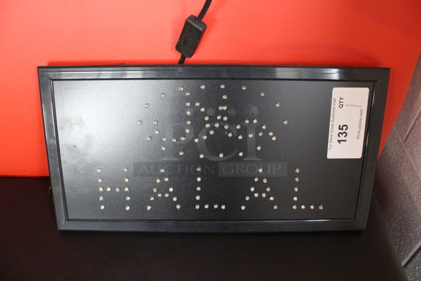 Halal Light Up Sign. 19x1x9.5. Tested and Working! - Image 6 of 6