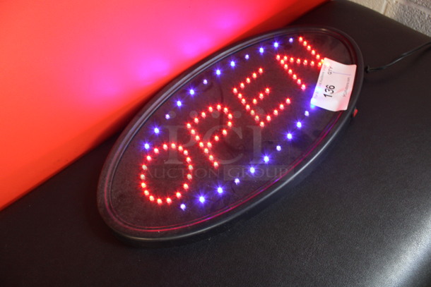 Open Light Up Sign. 19x1x9.5. Tested and Working! - Image 3 of 5