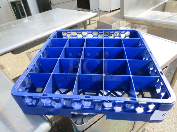 One 20 Hole Blue Dishwasher Rack. - Image 1 of 1