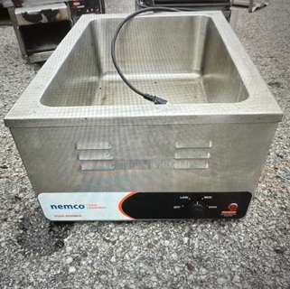 One Nemco Food Warmer. 120 Volt. 1200 Watt. #6055A. 14.5X22.5X8.5
