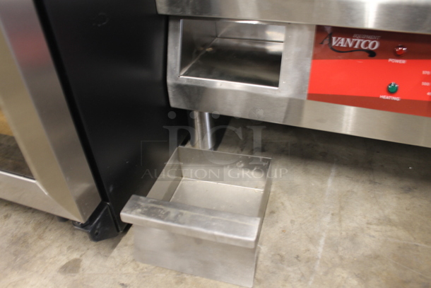BRAND NEW SCRATCH AND DENT! Avantco 177EG36N Commercial Stainless Steel Electric 36" Countertop Griddle On Galvanized Legs. 208/240V, 3 Phase. Tested And Working! - Image 5 of 9
