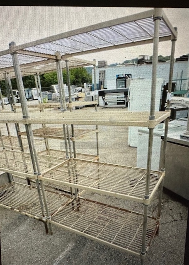 One Shelving System With 4 Shelves. 42X21X73 - Image 1 of 1