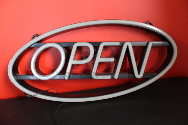 Open Light Up Sign. 27x2.5x13. Tested and Working! - Image 5 of 5