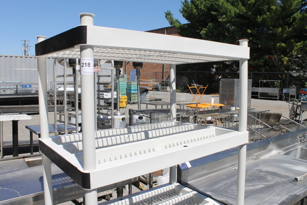 Gray Poly 5 Tier Shelving Unit. - Image 2 of 3