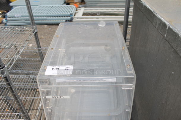 Clear Countertop Dry Bakery Display Case - Image 2 of 9