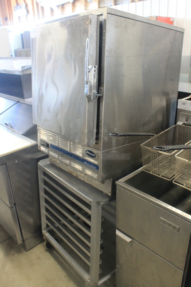 Follett REF5 Stainless Steel Commercial Single Door Cooler on Metal Commercial Pan Transport Rack. 115 Volts, 1 Phase. Tested and Working! - Image 3 of 7