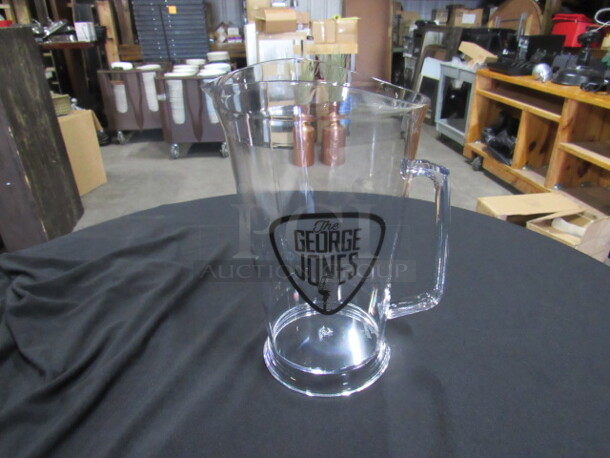 NEW Poly Beverage/Beer Pitcher With The George Jones Logo. 