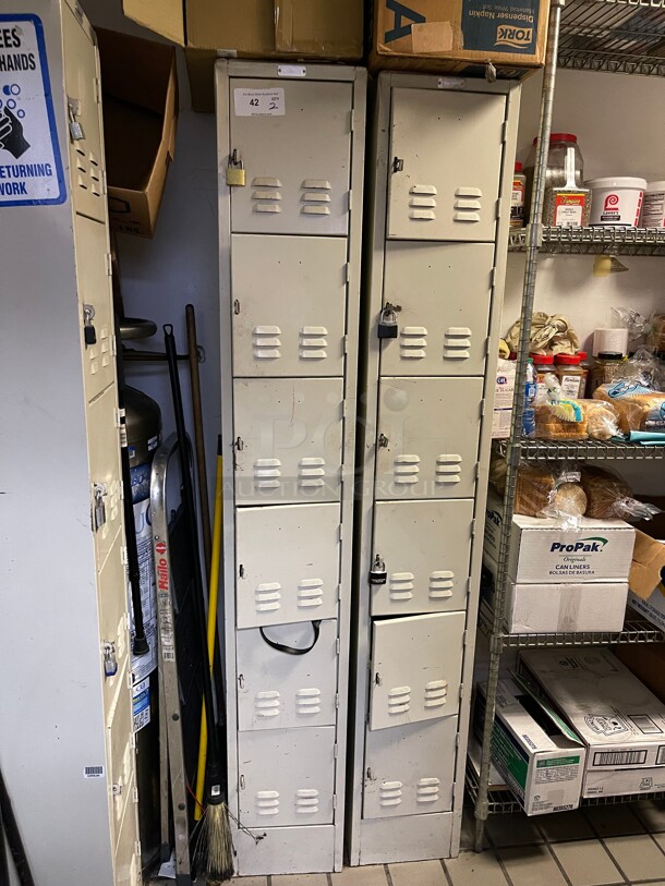 Commercial Employee Lockers NSF Great For Any Restaurant Kitchen  - Image 1 of 5
