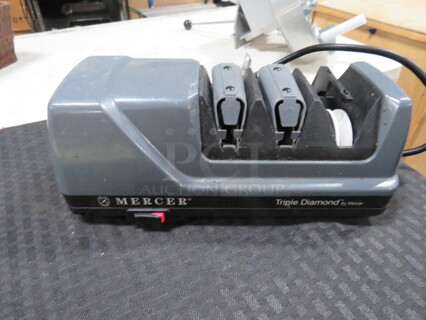 One Mercer Triple Diamond Knife Sharpener. Model# 125. 120 Volt. 