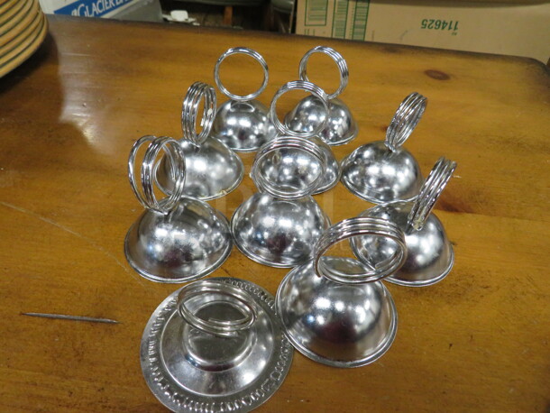 One Lot Of 10 Place Card Holders.