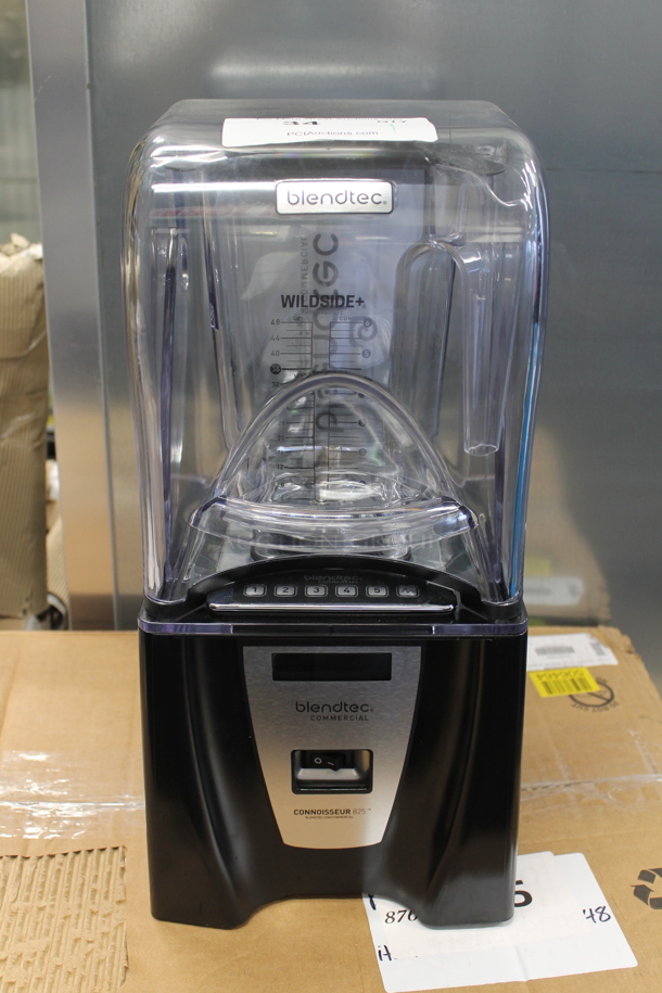 BRAND NEW SCRATCH AND DENT!  Blendtec ICB5/ABC5 Metal Commercial Countertop Blender w/ Poly Dome Cover and Pitcher. 120 Volts, 1 Phase. Tested and Working! - Image 1 of 5