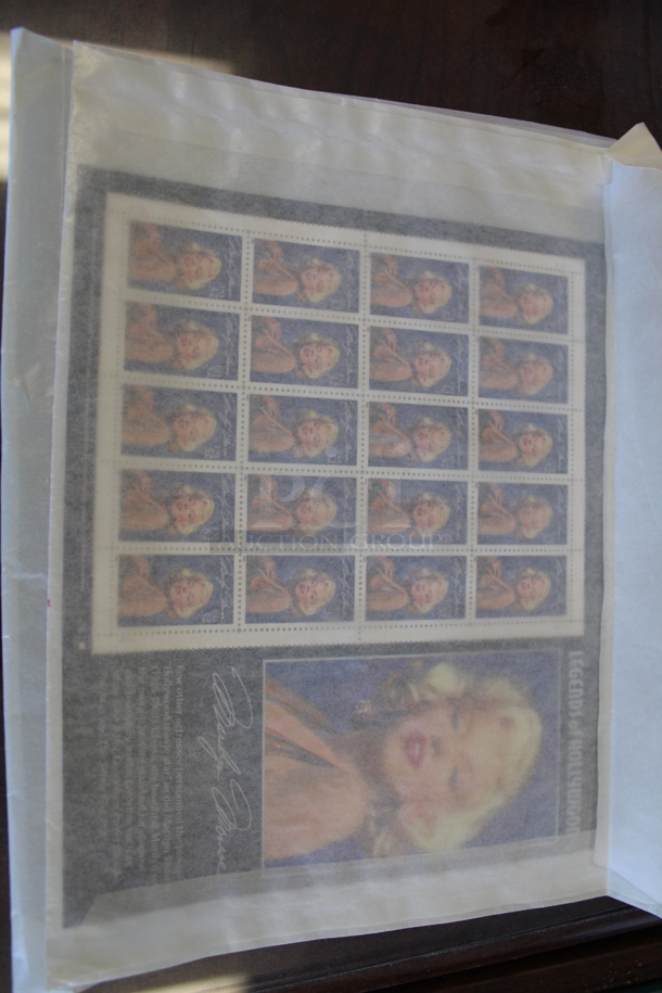 ALL ONE MONEY! Lot of Various Postcards and Stamps Including 3 Cent Smithsonian Institution Stamp, Thomas Jefferson Stamp, and Francis Scott Key Stamps - Image 4 of 10