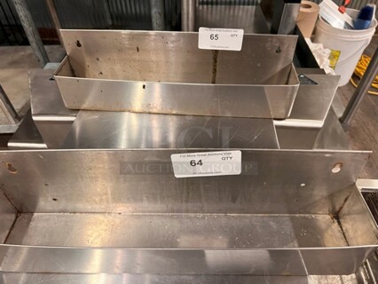 Stainless Steel Liquor Rail 
22" 
