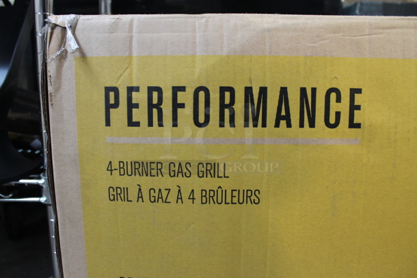 BRAND NEW IN BOX! Char-Broil Performance2582843 Metal Propane Gas Powered 4 Burner Grill. Stock Picture Used For Gallery. - Image 4 of 7