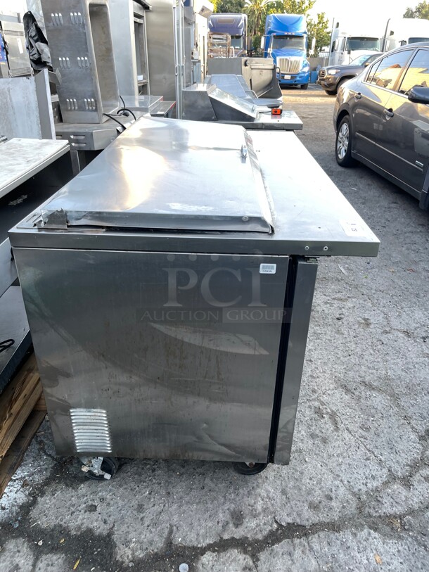 Nice! True Mega Top Commercial Refrigerated Cooler with Two Doors NSF 115 Volt Tested and Working! - Image 6 of 9