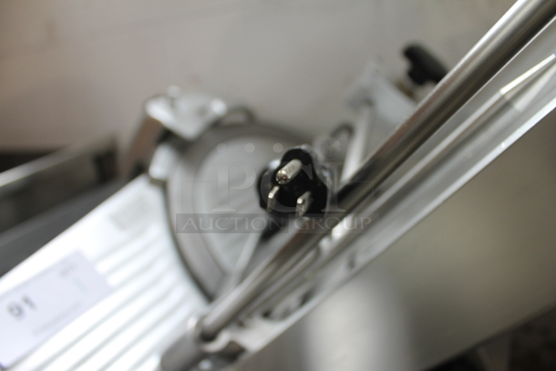 Avantco AMS0013 Stainless Steel Commercial Countertop Meat Slicer w/ Blade Sharpener. 120 Volts, 1 Phase. Tested and Working! - Image 5 of 8