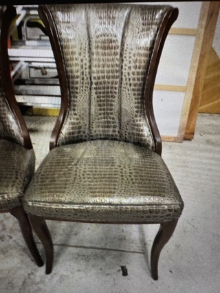 Awesome Snake Skin Look Chair. 2XBID