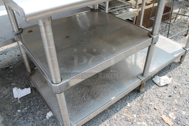 Stainless Steel Table w/ Under Shelves. - Image 2 of 3