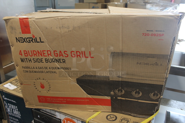 BRAND NEW SCRATCH AND DENT! Nexgrill 720-0925P Metal 4 Burner Gas Grill w/ Side Burner. Stock Picture Used as Gallery - Image 2 of 8