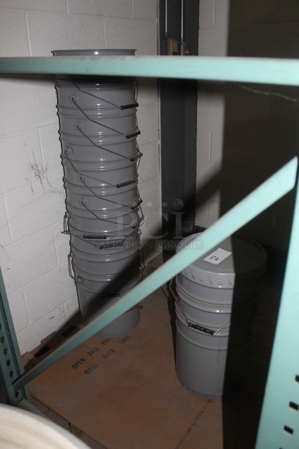 ALL ONE MONEY! Lot of 2 Pallets w/ Contents and 3 Black Metal Barrels. BUYER MUST REMOVE. - Image 5 of 5