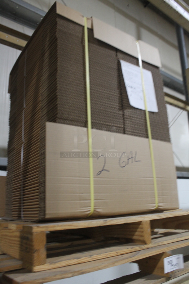 ALL ONE MONEY! PALLET LOT of BRAND NEW Cardboard Boxes. BUYER MUST REMOVE. - Image 2 of 3