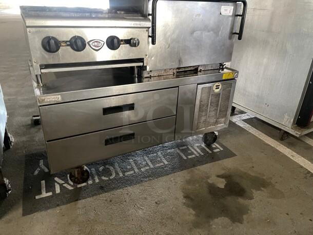 Working! Delfield Commercial Chef Base With two Drawers NSF 115 Volt Tested and Working! - Image 3 of 9