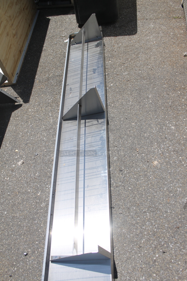 BRAND NEW! Stainless Steel Wall Mount Shelf. - Image 3 of 3