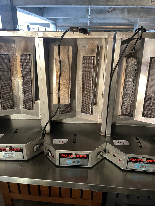 Working! Autodoner 3PG OPTIMAL AUTOMATICS AUTODONER GYRO VERTICAL BROILER - Propane NSF Tested and Working! - Image 1 of 4