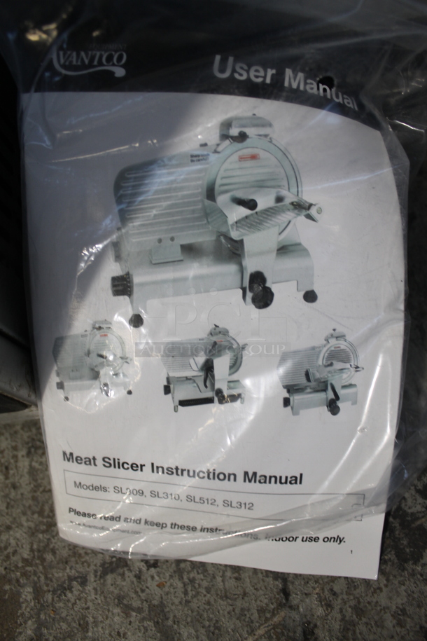 Avantco SL300C Stainless Steel Commercial Countertop Automatic Meat Slicer w/ Blade Sharpener. 110-120 Volts, 1 Phase. Tested and Working! - Image 5 of 10