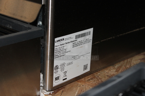 BRAND NEW! 2022 Lancer FS30 Stainless Steel Commercial Countertop 16 Flavor Carbonated Beverage Machine. 115 Volts, 1 Phase.  - Image 10 of 10